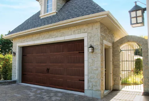 The look of a wood door