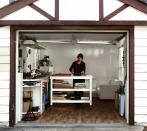 Workshop in the garage